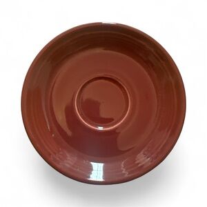 Fiestaware Cinnabar Teacup Plate